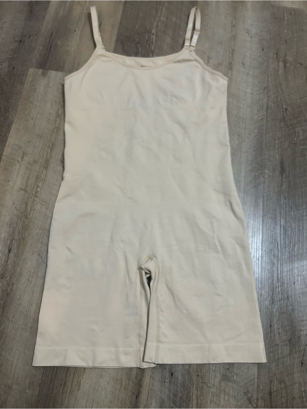 Shapermint Cream Seamless Shaping Bodysuit